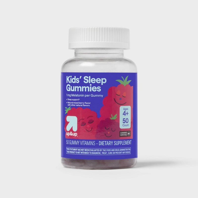 Kids' Melatonin Gummies - 1mg - 50ct - up&up.EXP 03/27