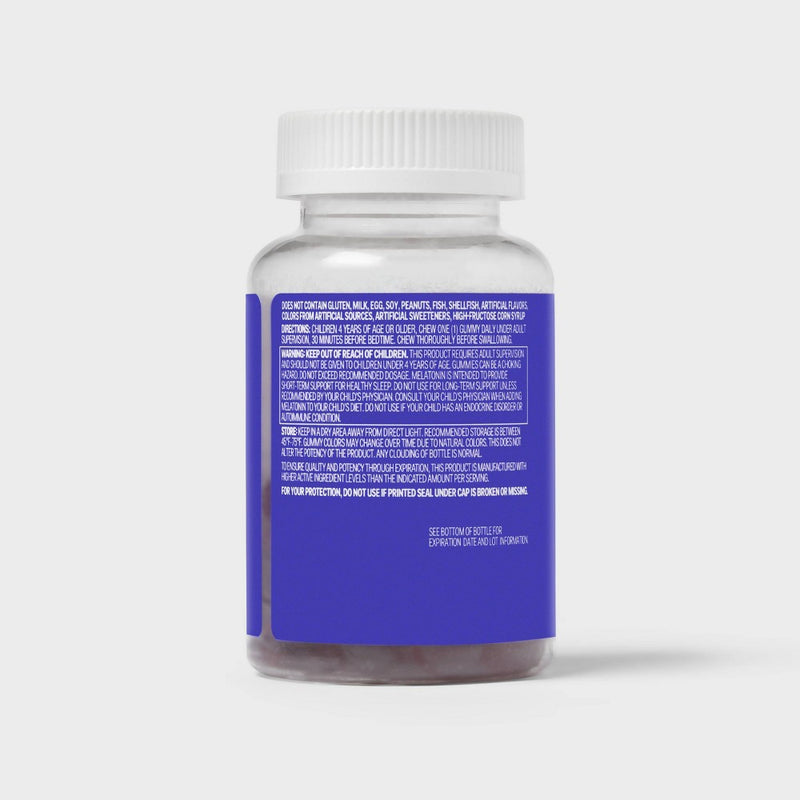 Kids' Melatonin Gummies - 1mg - 50ct - up&up.EXP 03/27