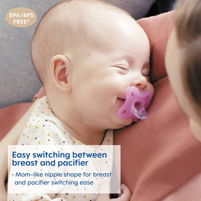 MAM Comfort 1 Newborn Lightweight Silicone Pacifier - Boy - 2pk