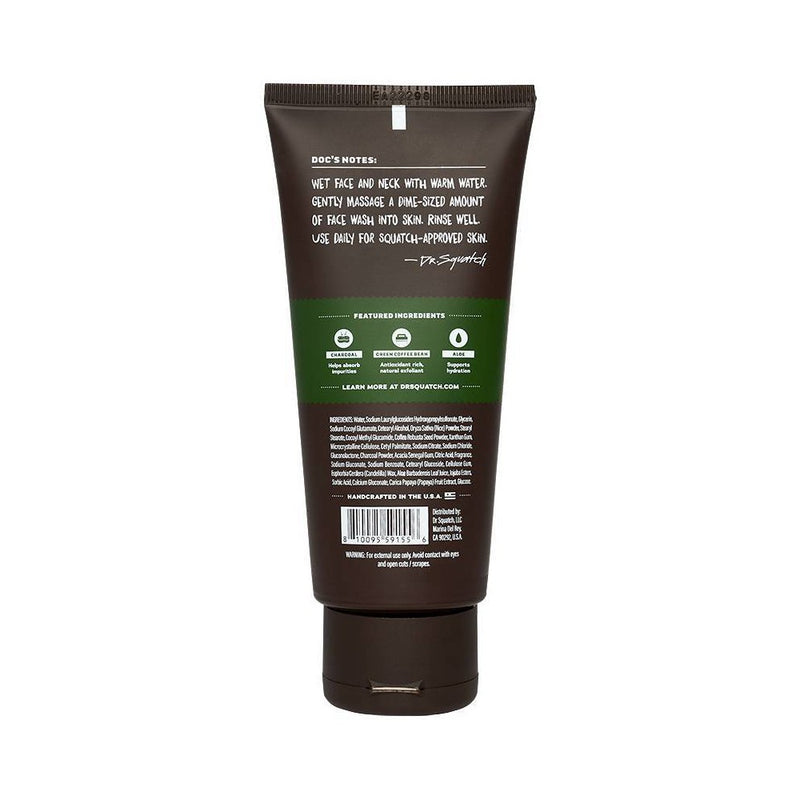 DR. SQUATCH Face Wash - Pine Tar - 4oz