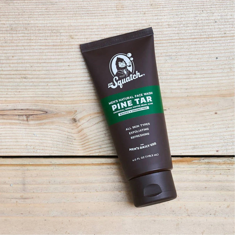 DR. SQUATCH Face Wash - Pine Tar - 4oz