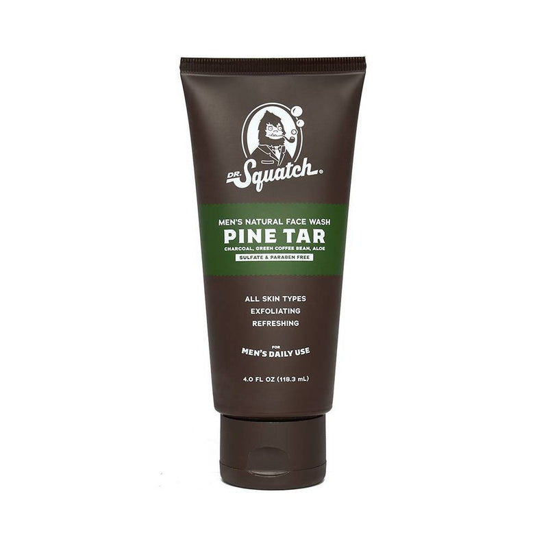 DR. SQUATCH Face Wash - Pine Tar - 4oz