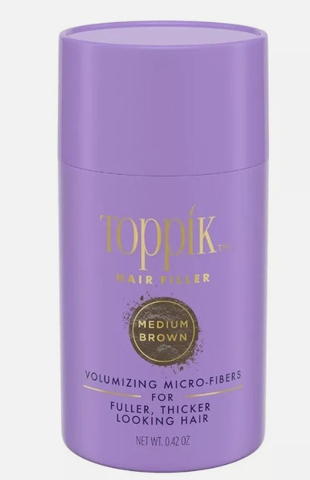 Toppik Hair Filler Volumizing Micro-Fibers - Medium Brown - 0.42oz