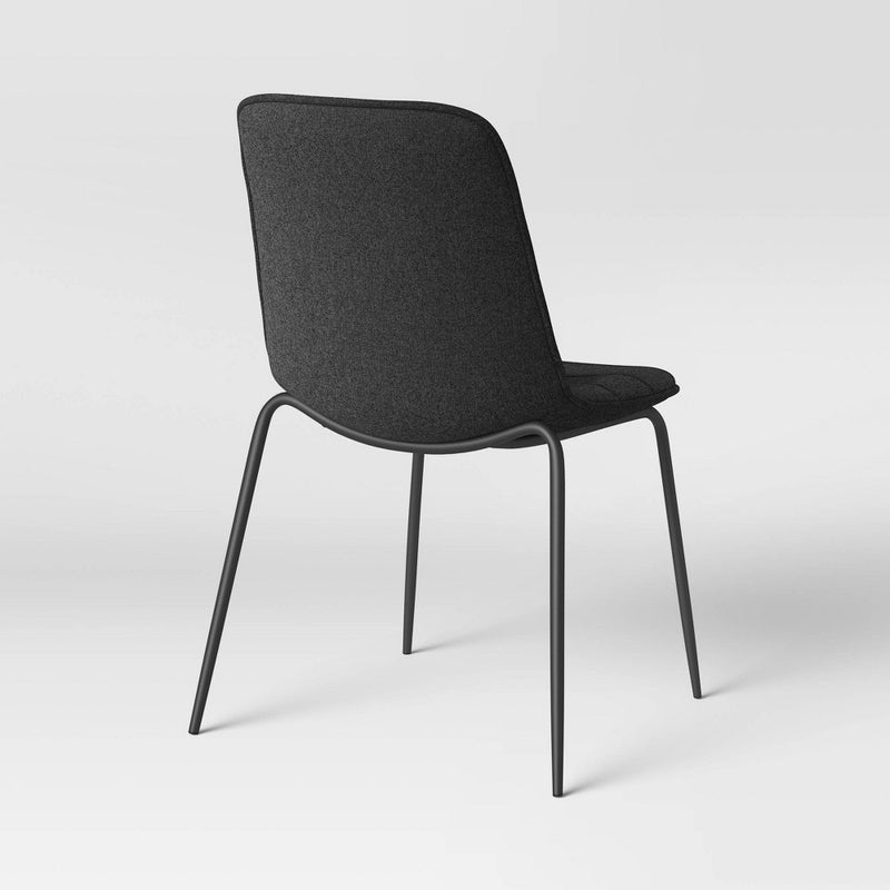 2pk Haverhood Dining Chairs Dark Gray - Project 62 (LOCAL PICKUP ONLY)