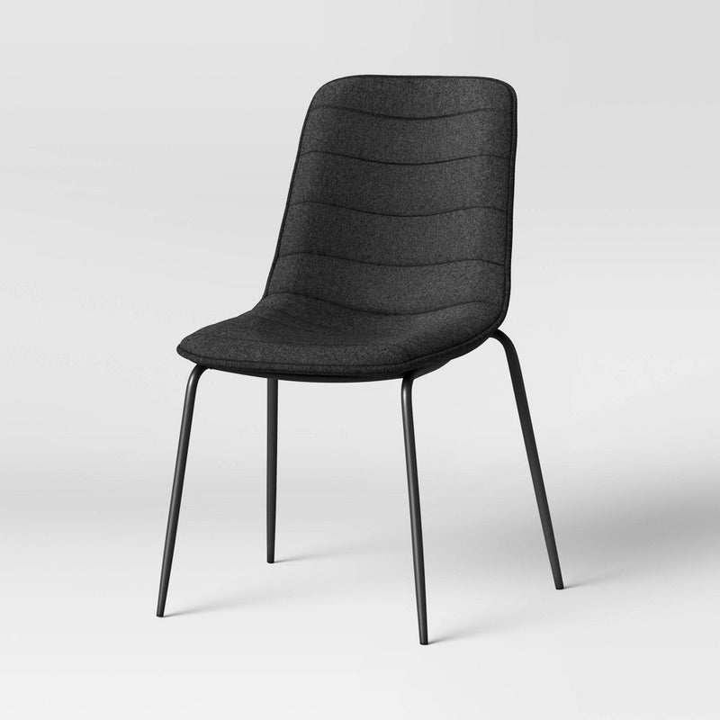 2pk Haverhood Dining Chairs Dark Gray - Project 62 (LOCAL PICKUP ONLY)