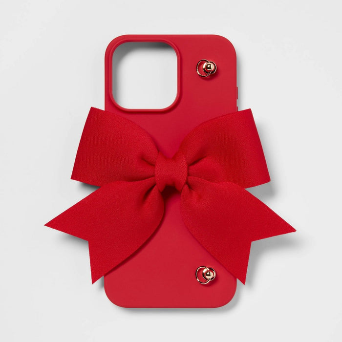Apple iPhone 16 Pro Max Bow Case - heyday Red Pop