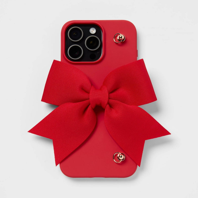 Apple iPhone 16 Pro Max Bow Case - heyday Red Pop