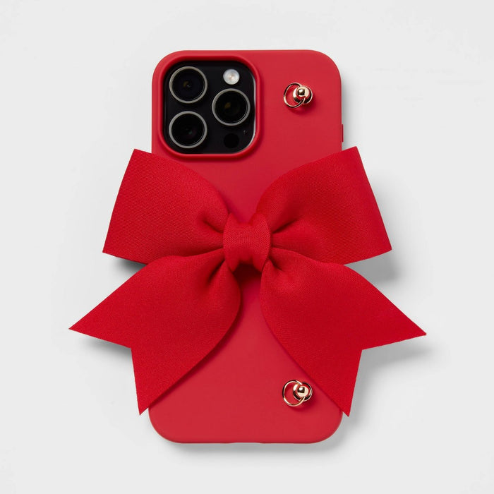 Apple iPhone 16 Pro Max Bow Case - heyday Red Pop