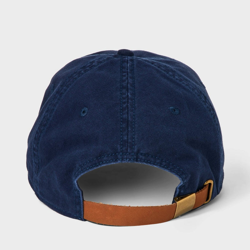 Men's Cotton Washed Baseball Hat - Goodfellow & Co Navy Blue
