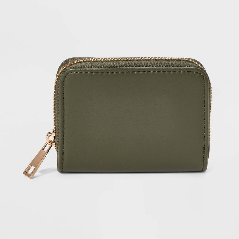 Small Zip Wallet - A New Day Olive Green
