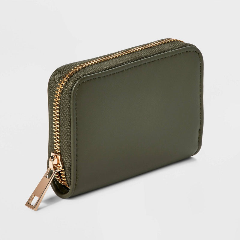 Small Zip Wallet - A New Day Olive Green