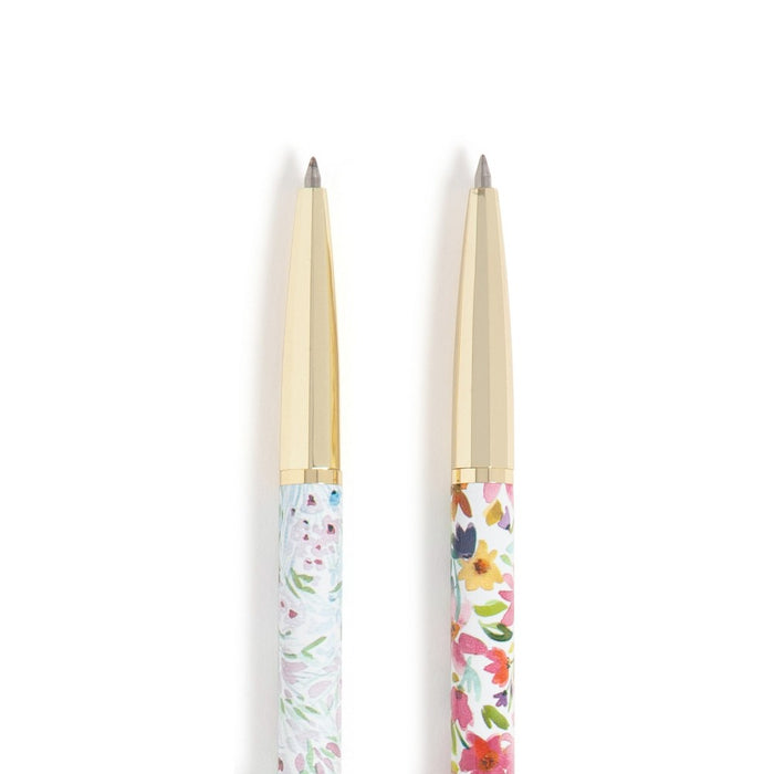 U Brands 2pk Gel Pens Black Ink Avalon Bountiful Bouquet