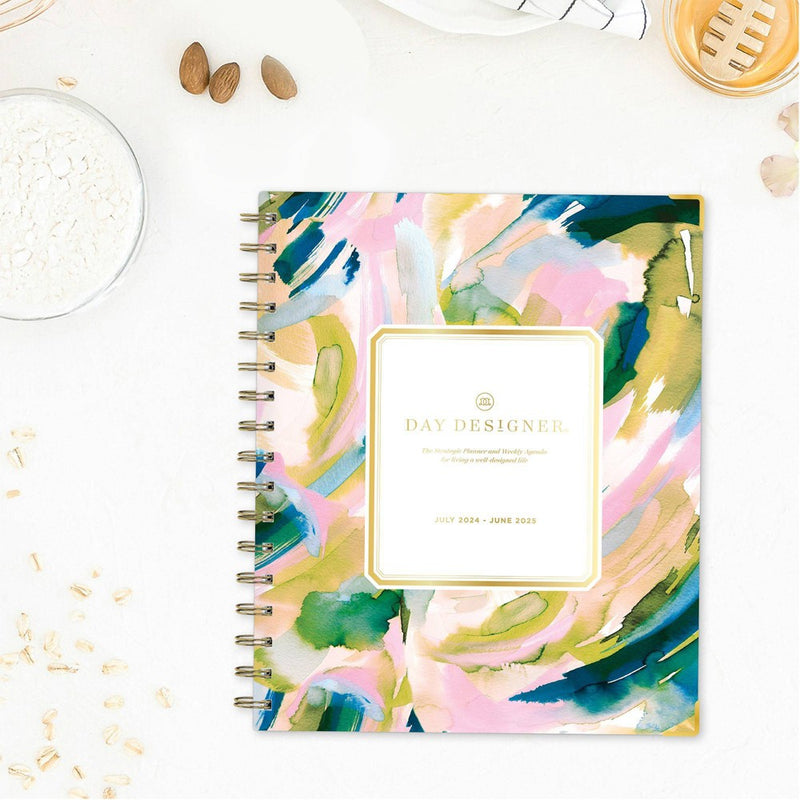 Day Designer 2024-25 Weekly/Monthly Planner 9"x7" Wirebound Matte Day Dream