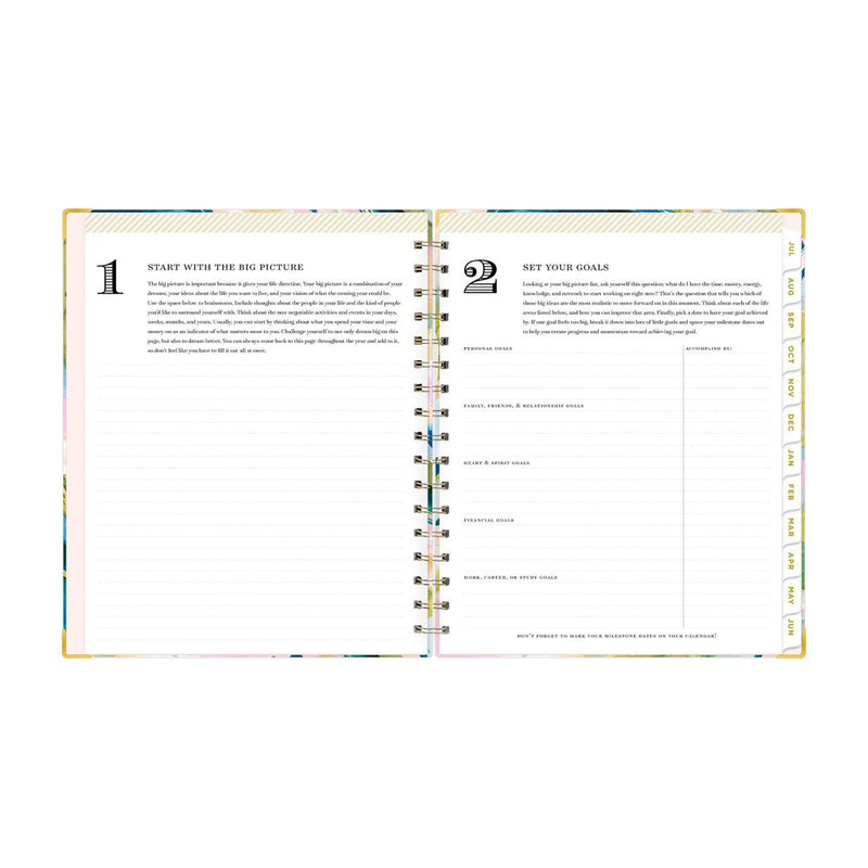Day Designer 2024-25 Weekly/Monthly Planner 9"x7" Wirebound Matte Day Dream