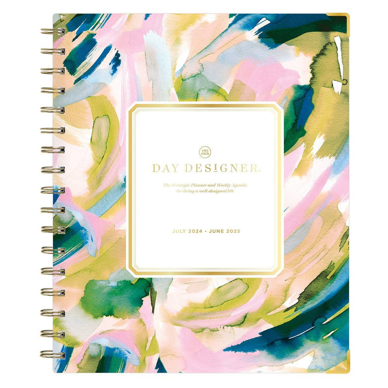 Day Designer 2024-25 Weekly/Monthly Planner 9"x7" Wirebound Matte Day Dream