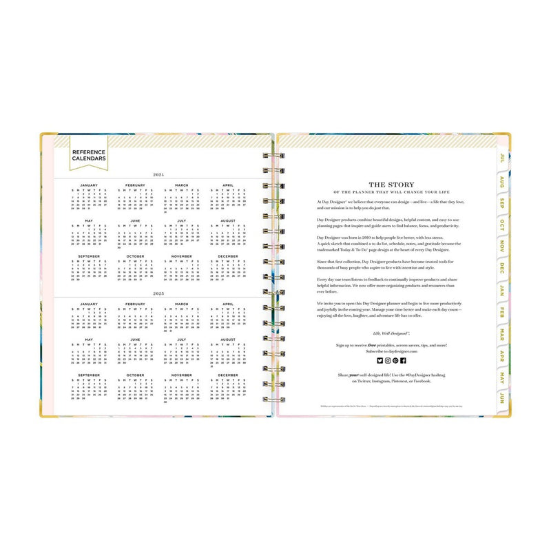 Day Designer 2024-25 Weekly/Monthly Planner 9"x7" Wirebound Matte Day Dream