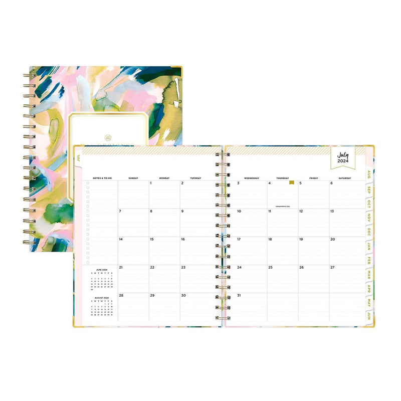 Day Designer 2024-25 Weekly/Monthly Planner 9"x7" Wirebound Matte Day Dream