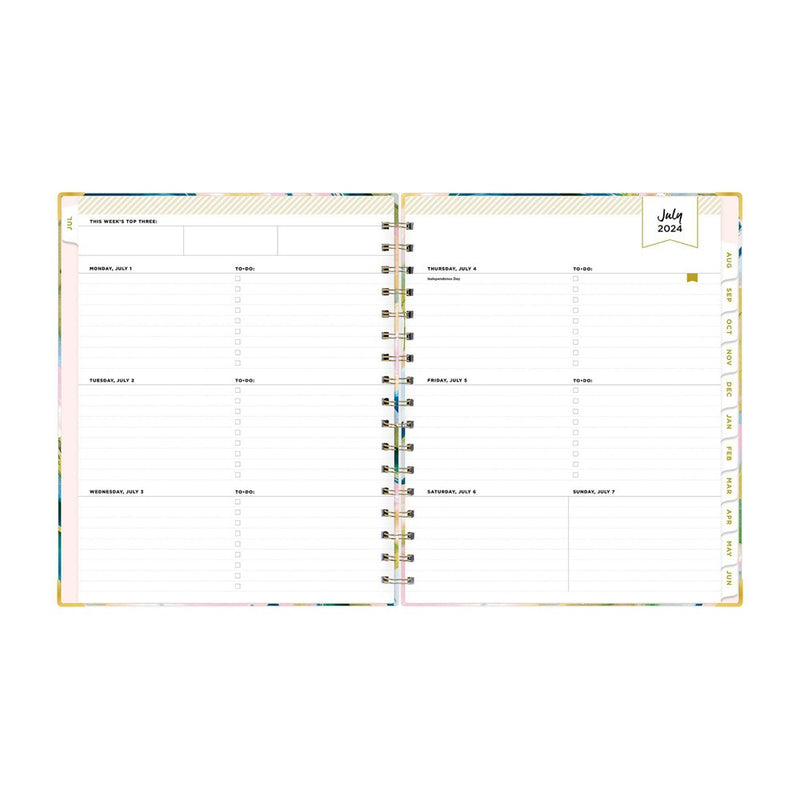 Day Designer 2024-25 Weekly/Monthly Planner 9"x7" Wirebound Matte Day Dream