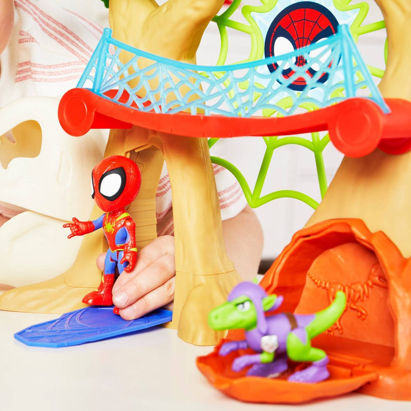 Spidey and His Amazing Friends Marvel Spider-Man Dino Webs Treehouse
