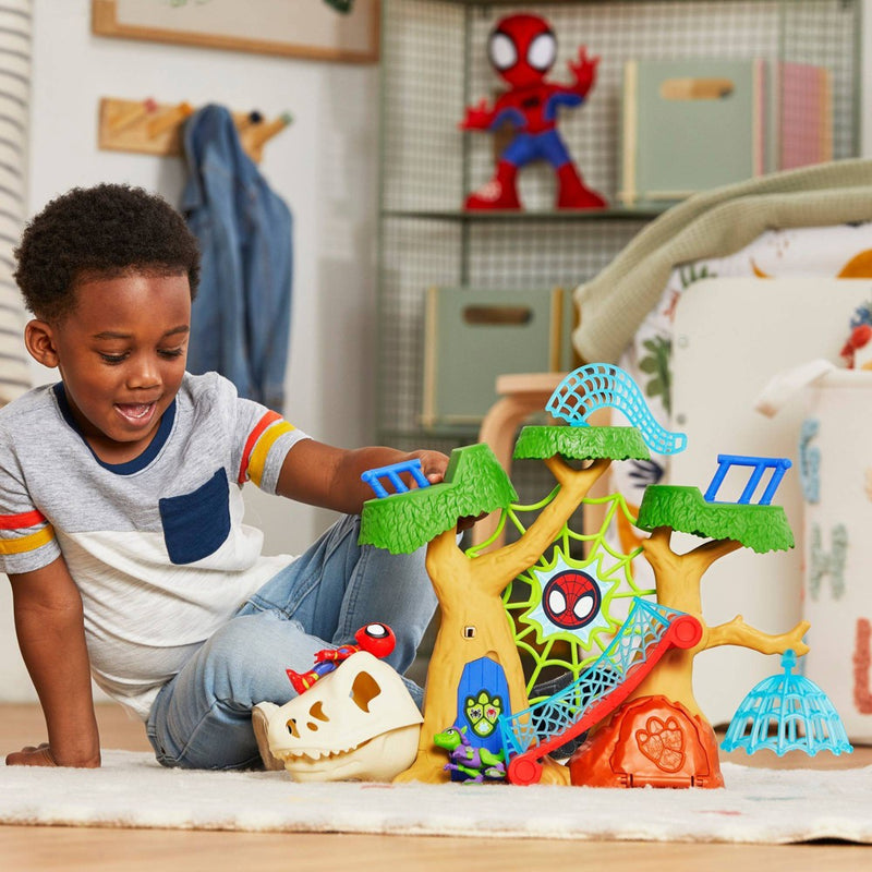 Spidey and His Amazing Friends Marvel Spider-Man Dino Webs Treehouse