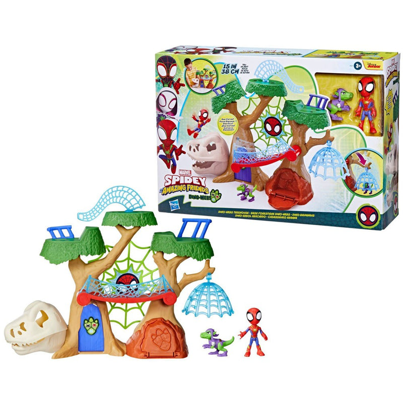 Spidey and His Amazing Friends Marvel Spider-Man Dino Webs Treehouse