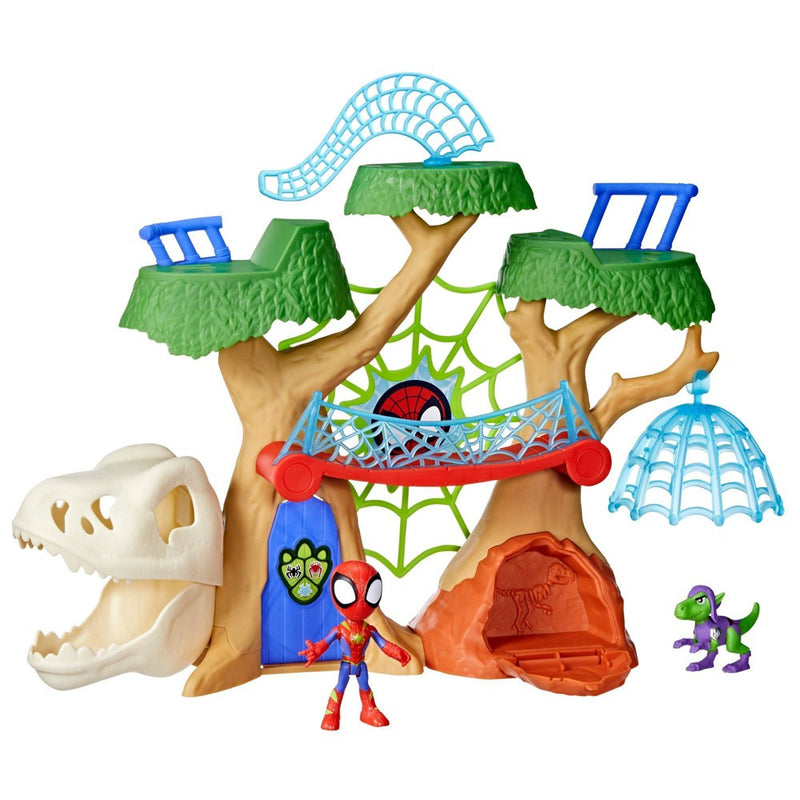 Spidey and His Amazing Friends Marvel Spider-Man Dino Webs Treehouse