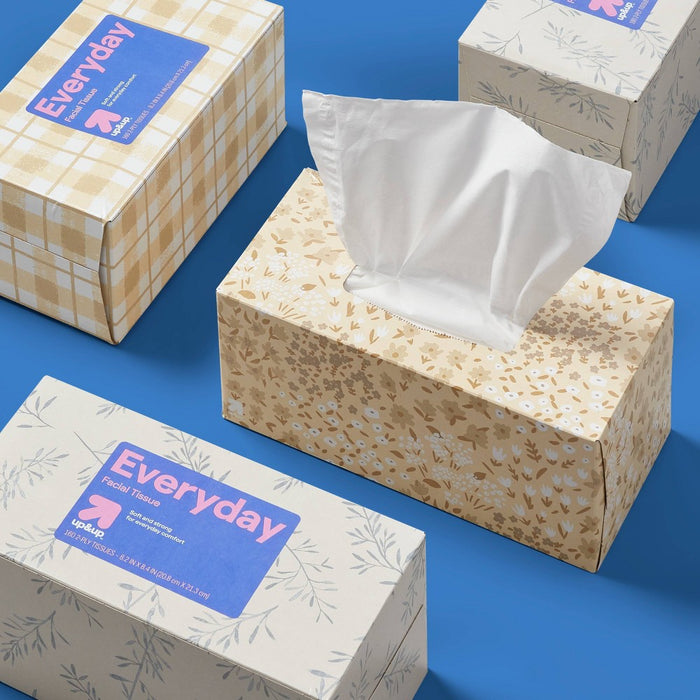 Everyday Facial Tissue - 4pk/160ct - up&up