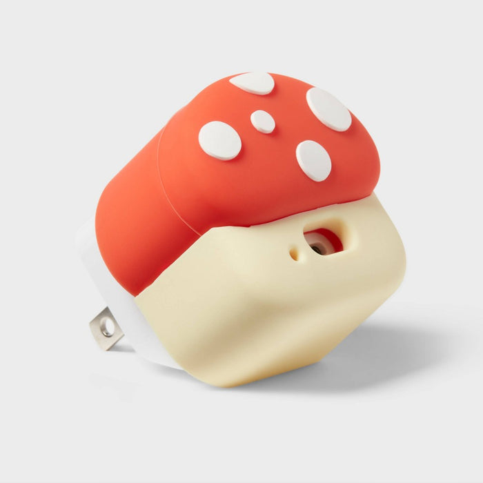 Single Port USB-C Wall Charger - heyday Mushroom