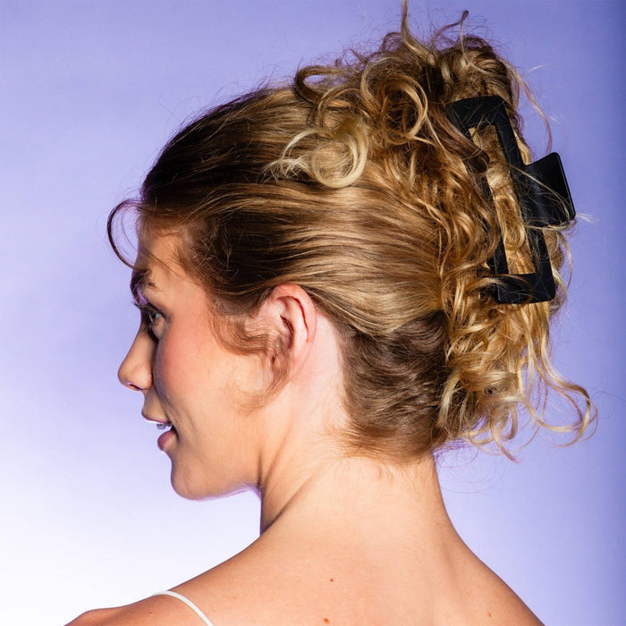 Gimme Beauty Thick Rectangle XL Claw Clip - Black
