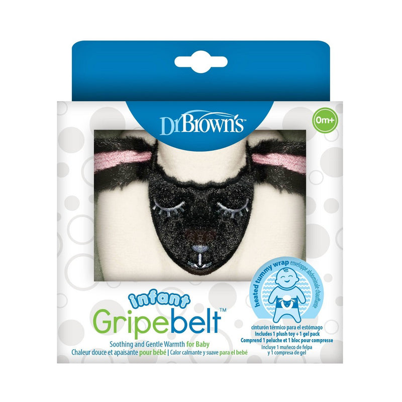 Dr. Brown's Infant Gripebelt Heated Belly Band, Gentle Warmth & Compression - Lamb