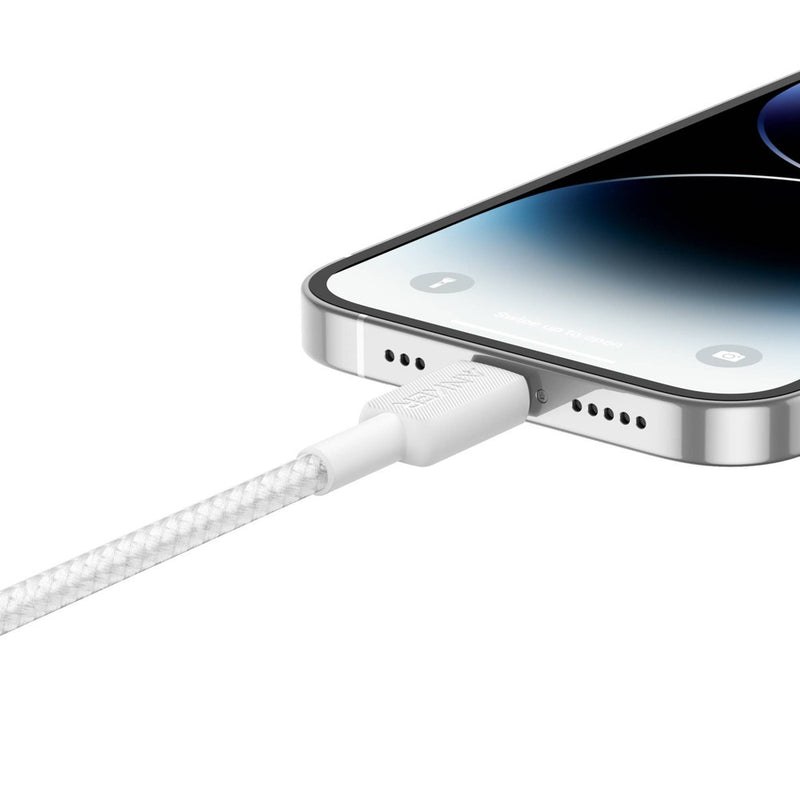 Anker 6' Braided Lightning to USB-C Fast Charging Cable - White