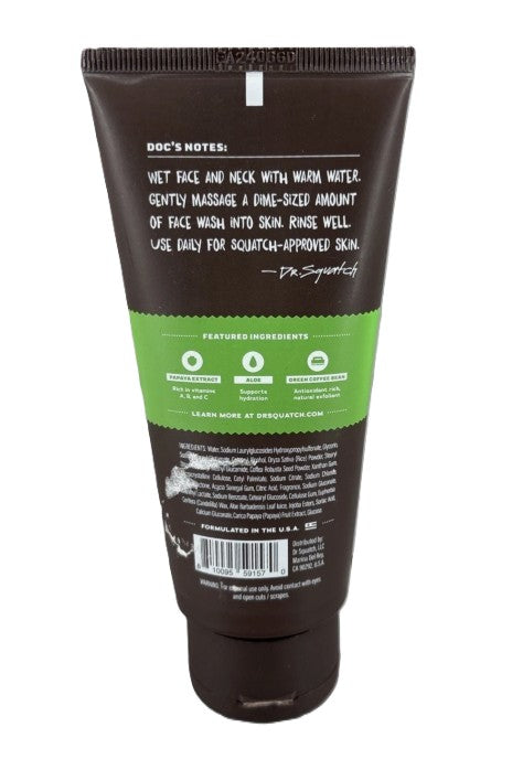 LOT OF 3!!! DR. SQUATCH Face Wash - Cool Fresh Aloe - 4oz