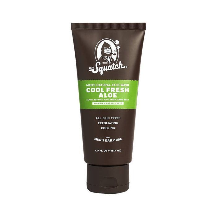 DR. SQUATCH Face Wash - Cool Fresh Aloe - 4oz