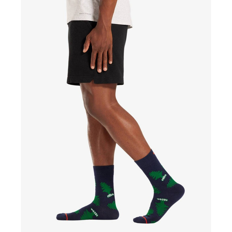 Pair of Thieves Men's Tree Print Crew Socks - 6-12