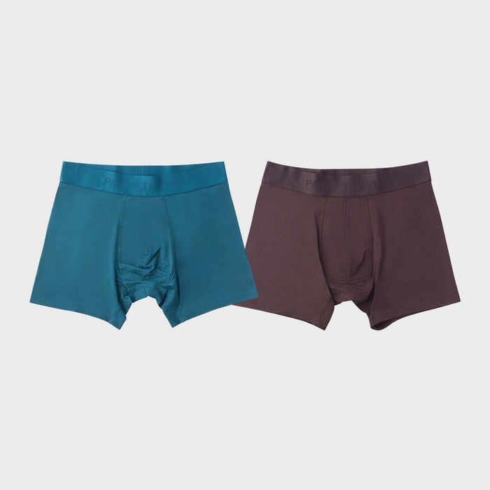 Pair of Thieves Men's Hustle Boxer Briefs 2pk - Green/Black M