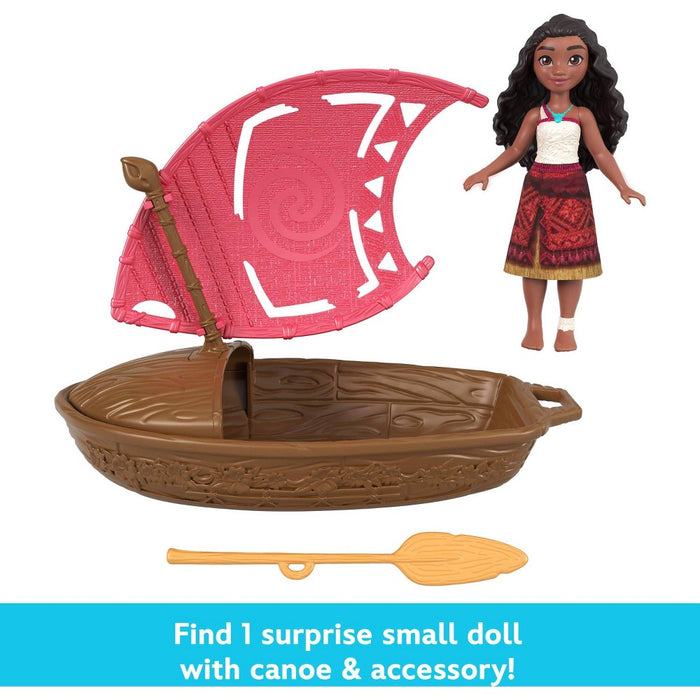 Disney Moana 2 Wayfinder Wonders with Surprise Small Doll, Canoe & Accessory