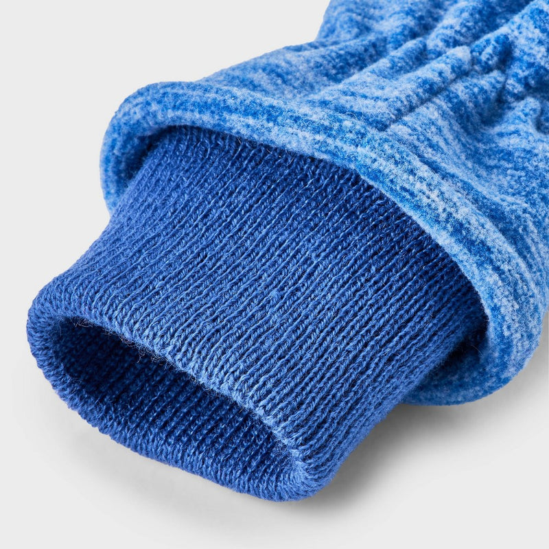 Toddler Boys' Fleece Mittens - Cat & Jack Blue 2T-5T