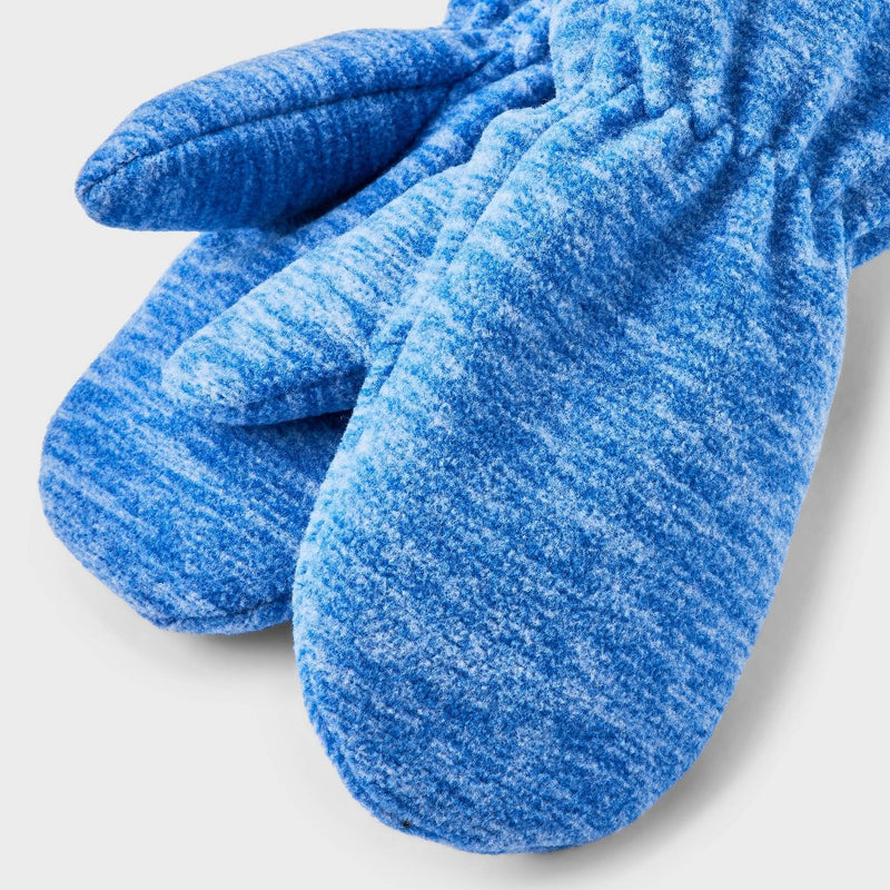 Toddler Boys' Fleece Mittens - Cat & Jack Blue 2T-5T