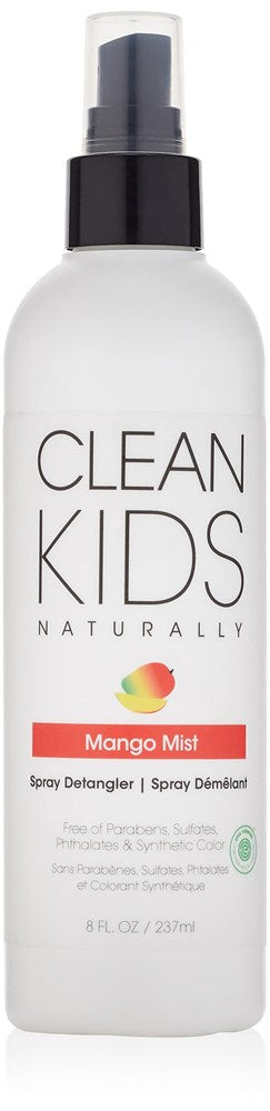 Clean Kids Naturally Mango Mist Spray Detangler, 237 ML