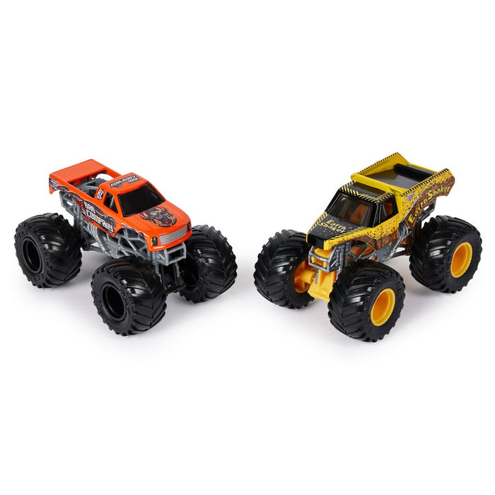 Monster Jam 1:64 Scale - 2pk BAD COMPANY VS EARTH SHAKER