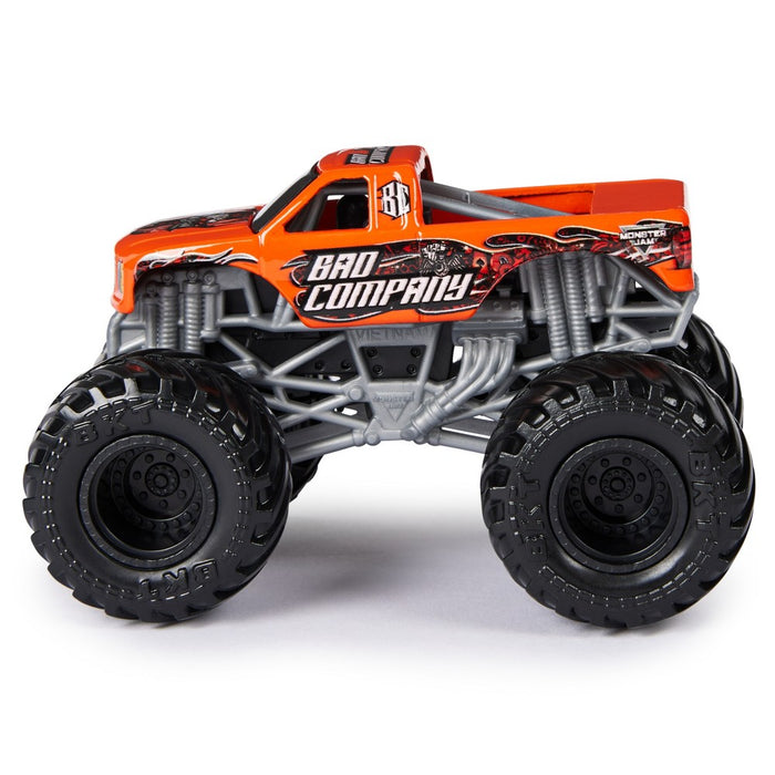 Monster Jam 1:64 Scale - 2pk BAD COMPANY VS EARTH SHAKER