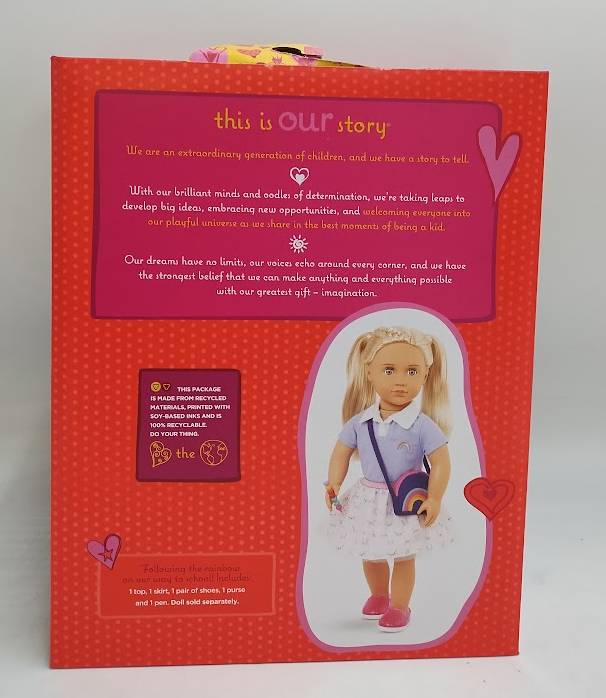 Our Generation School Uniform Outfit for 18" Dolls - Rainbow Academy