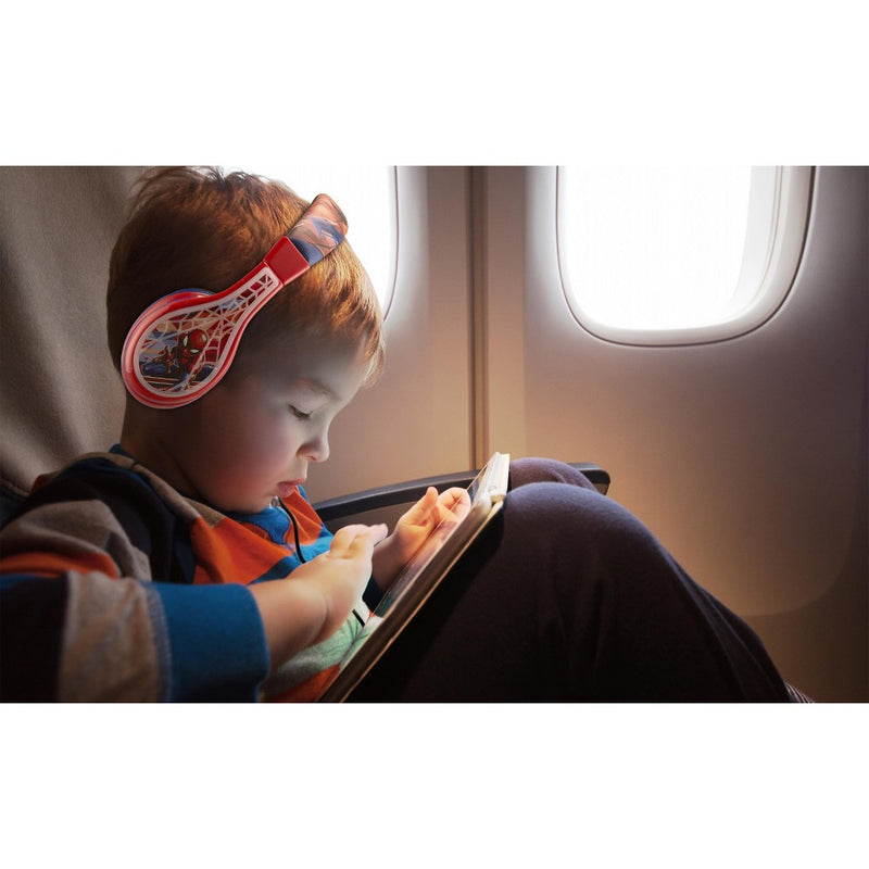 eKids Spiderman Wired Headphones - Red (SM-140.EXV0i)
