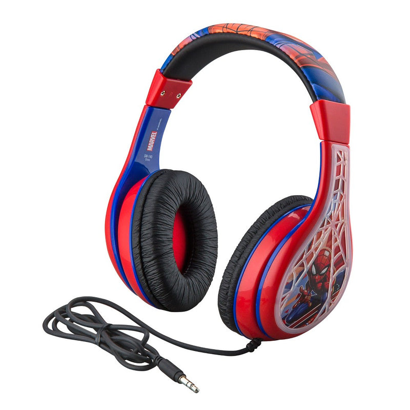 eKids Spiderman Wired Headphones - Red (SM-140.EXV0i)