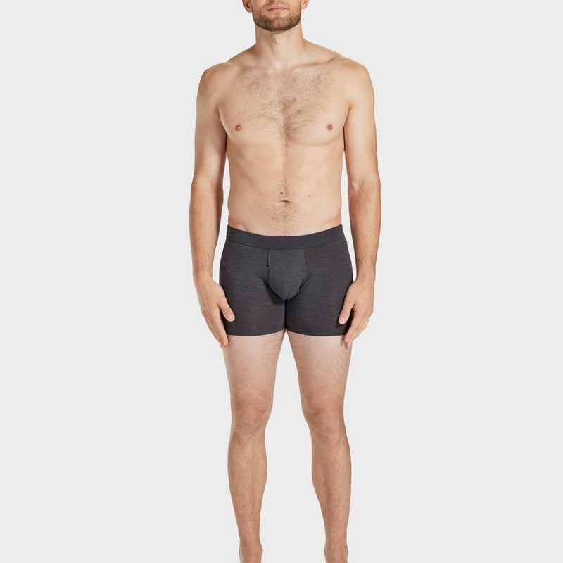 Pair of Thieves Men's Quick Dry Cotton Boxer Briefs 3pk - Gray S