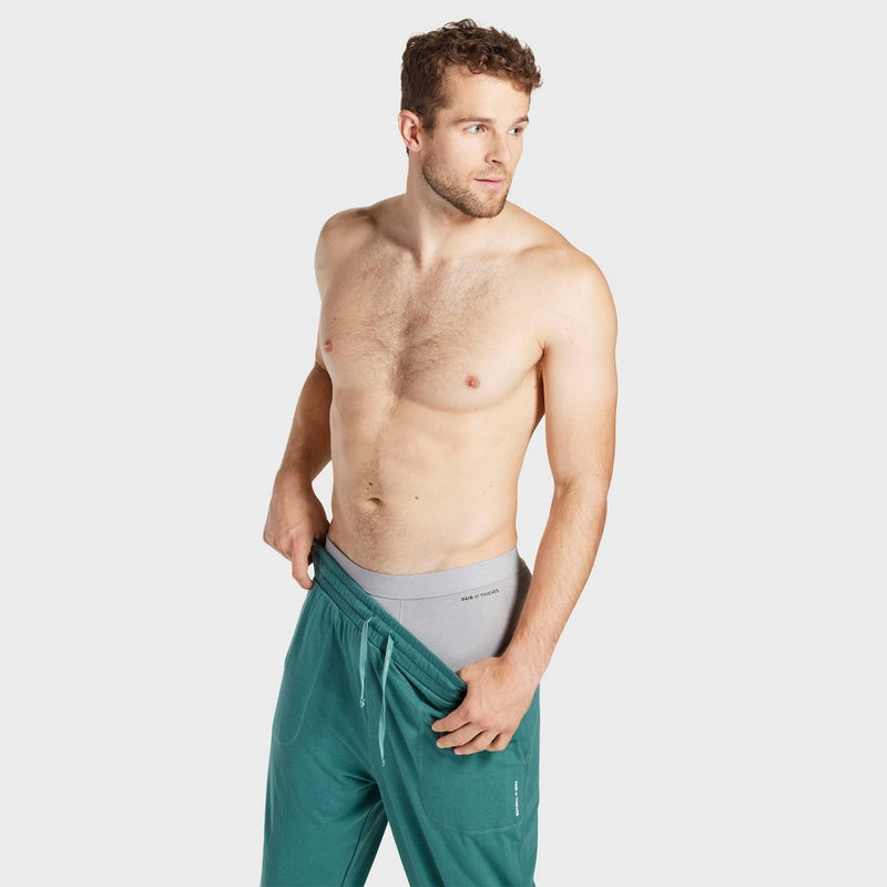 Pair of Thieves Men's Quick Dry Cotton Boxer Briefs 3pk - Gray S