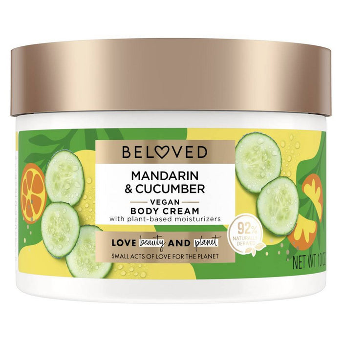 Beloved Mandarin & Cucumber Water Body Cream - 10oz