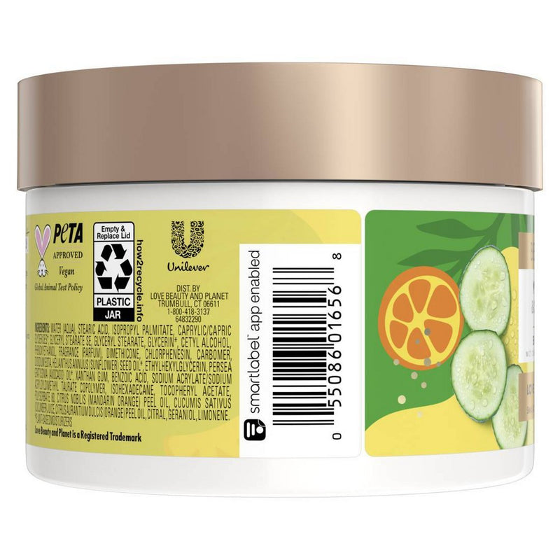 Beloved Mandarin & Cucumber Water Body Cream - 10oz