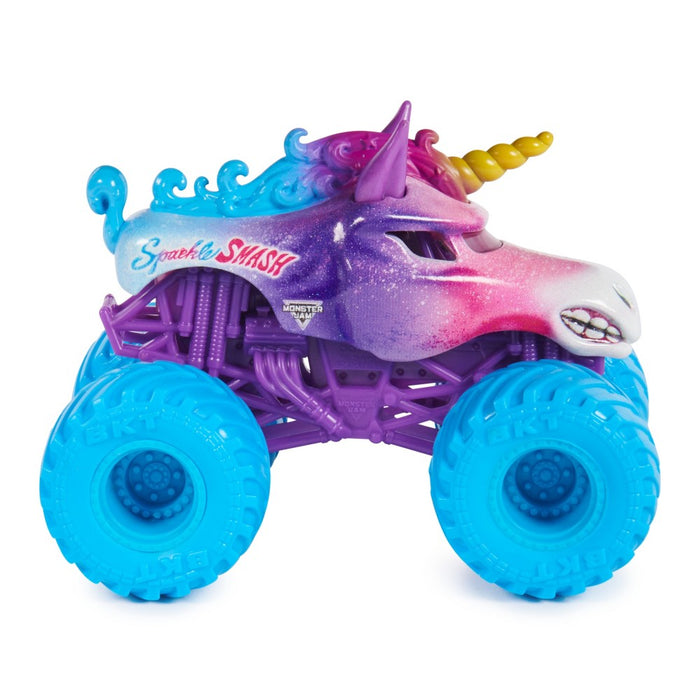 Monster Jam Official Bakugan Dragonoid Monster Truck Die-Cast Vehicle - 1:64 Scale - Elemental Trucks Series