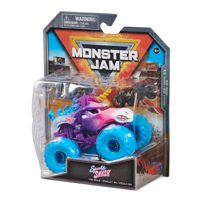 Monster Jam Official Bakugan Dragonoid Monster Truck Die-Cast Vehicle - 1:64 Scale - Elemental Trucks Series